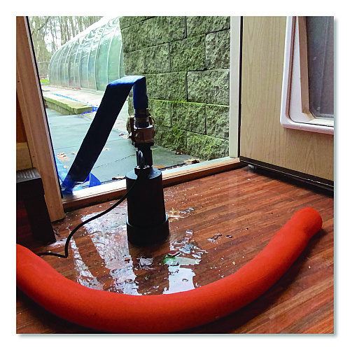 Quick Dam Pump Kit, (1) Pump, (2) 10 ft Water Barriers, (4) 10 ft Water Dams, 50 ft 1.5" dia Hose with Connectors (QDPK3)