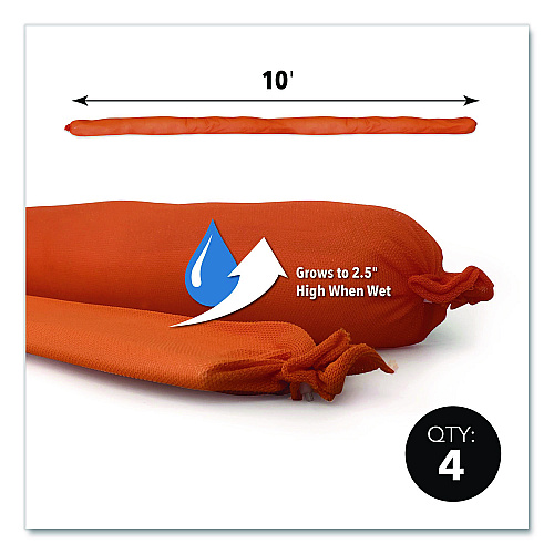 Quick Dam Pump Kit, (1) Pump, (2) 10 ft Water Barriers, (4) 10 ft Water Dams, 50 ft 1.5" dia Hose with Connectors (QDPK3)