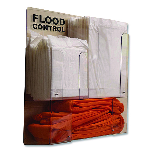 Quick Dam Wall Rack, (8) Drip Mats, (8) Mats, (2) 4 ft Water Dams, (1) 10 ft Water Dam (WURACK)