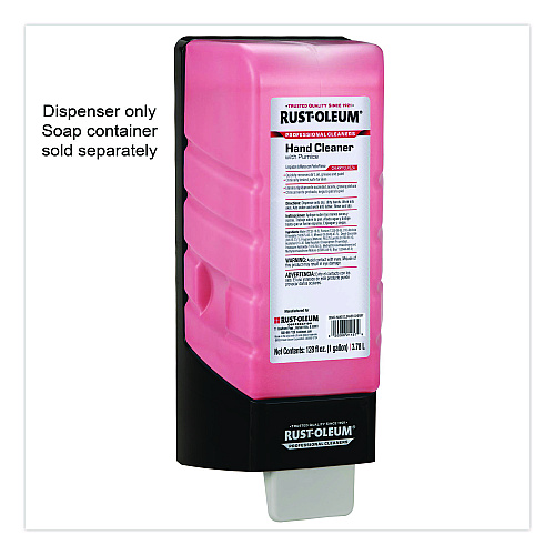 Professional Hand Cleaner with Pumice Dispenser, 6.63 x 6.63 x 7.63, Black
