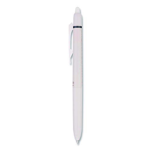 Frixion Waai Erasable Gel Pen, Retractable, Extra Fine 0.5 mm, Black Ink, Beige/Black Barrel, Dozen