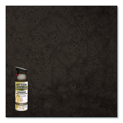 Rust-Oleum Universal Premium Spray Paint, Hammer Brown, 12 oz Aerosol Can, 6/Carton (245218)