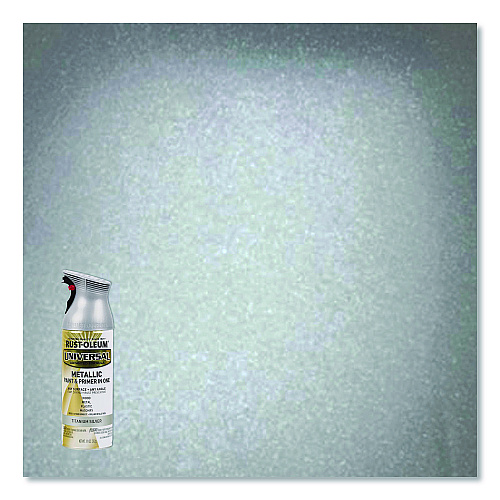 Rust-Oleum Universal Premium Spray Paint, Metallic Silver, 12 oz Aerosol Can, 6/Carton (245220)