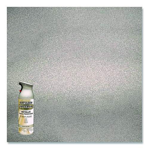 Rust-Oleum Universal Premium Spray Paint, Aged Nickel, 12 oz Aerosol Can, 6/Carton (249130)