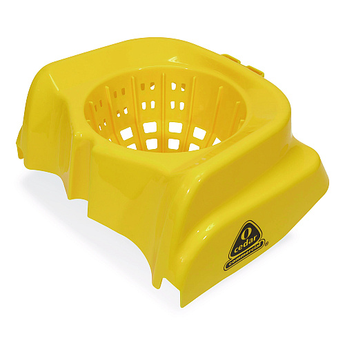 Nexstep Commercial Products MaxiRough Institutional Mop Bucket and Wringer, 35 qt, Yellow (96979)