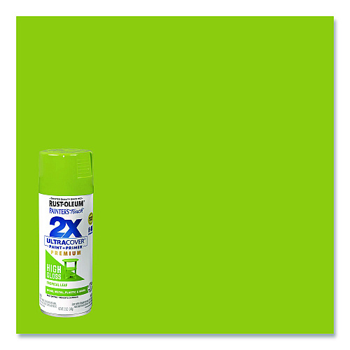 Rust-Oleum Painter's Touch 2X Ultra Cover Spray Paint, High Gloss Tropical Leaf, 12 oz Aerosol Can, 6/Carton (331179)