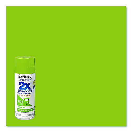 Rust-Oleum Painter's Touch 2X Ultra Cover Spray Paint, High Gloss Tropical Leaf, 12 oz Aerosol Can (331179EA)