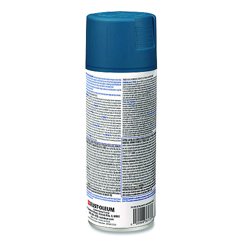Rust-Oleum Painter's Touch 2X Ultra Cover Spray Paint, Ultra Matte Blue, 12 oz Aerosol Can, 6/Carton (331188)
