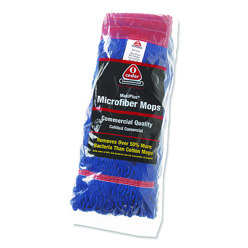 Nexstep Commercial Products MaxiPlus Microfiber Loop-End Mop, Microfiber, 24 oz, Blue (97207)