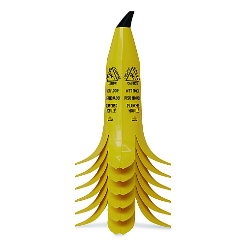 Nexstep Commercial Products Banana Safety Sign, 13 x 12 x 24, Yellow/Black (6948)