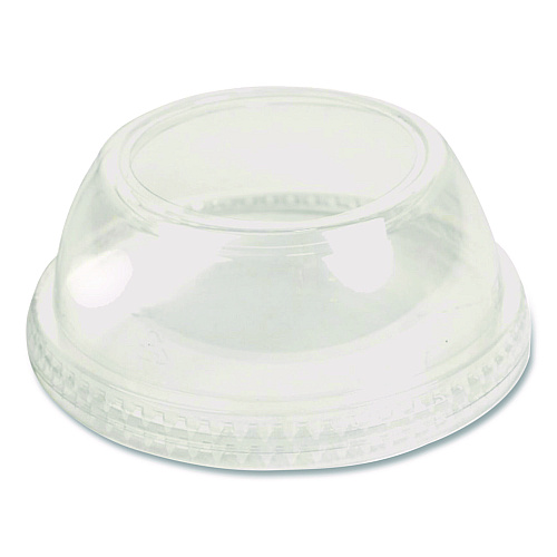 Plastifar PET Lids, Fits 5 oz and 8 oz Sundae Cup, 100/Sleeve, 10/Sleeves/Carton (18431)