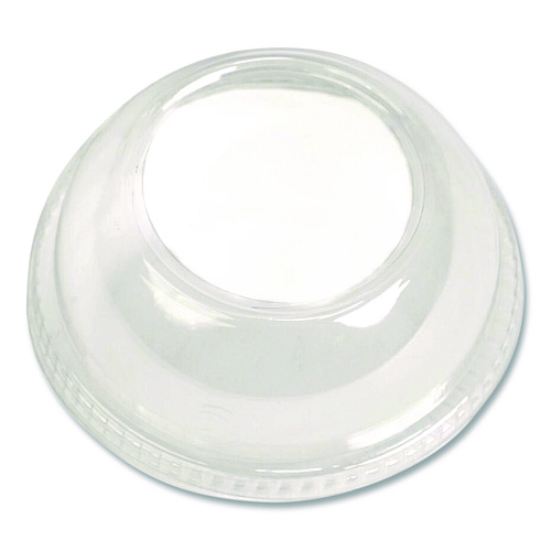 Plastifar PET Lids, Fits 5 oz and 8 oz Sundae Cup, 100/Sleeve, 10/Sleeves/Carton (18431)