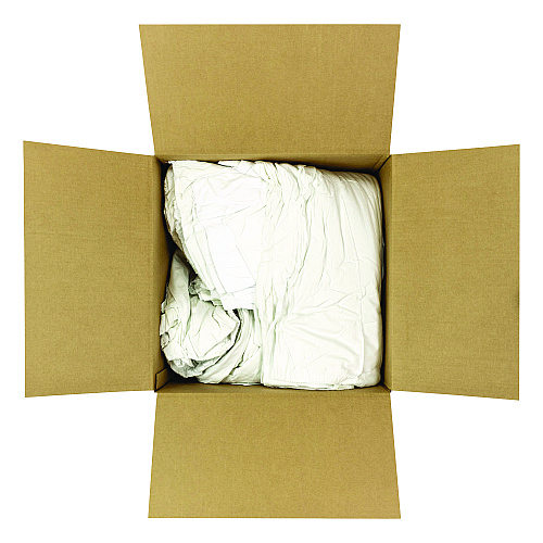 Knit Baby Diapers, 2-Ply, 15 x 18, White, 25 lb/Carton