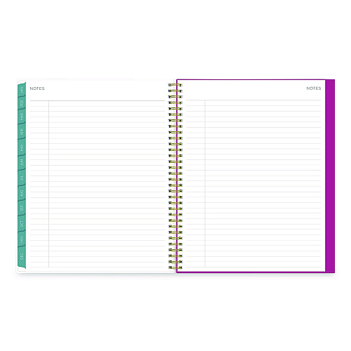 Blue Sky Kelly Ventura Magenta Bloom Weekly/Monthly Planner, Floral Artwork, 11 x 8.5, Multicolor Cover, 12-Month (Jan to Dec): 2026 (140945)
