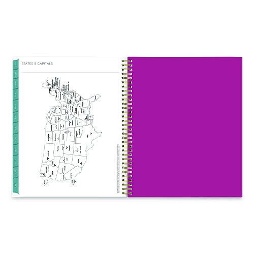 Blue Sky Kelly Ventura Magenta Bloom Weekly/Monthly Planner, Floral Artwork, 11 x 8.5, Multicolor Cover, 12-Month (Jan to Dec): 2026 (140945)