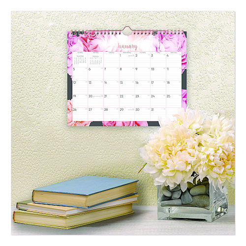 Blue Sky Joselyn Monthly Wall Calendar, Floral Artwork, 11 x 8.75, White/Multicolor Sheets, 12-Month (Jan to Dec): 2026 (147480)