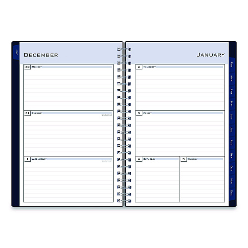 Blue Sky Passages Weekly/Monthly Planner, 8 x 5, Navy Cover, 12-Month (Jan to Dec): 2026 (148657)