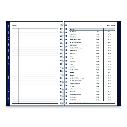 Blue Sky Passages Weekly/Monthly Planner, 8 x 5, Navy Cover, 12-Month (Jan to Dec): 2026 (148657)