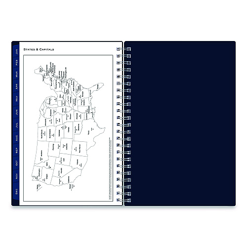 Blue Sky Passages Weekly/Monthly Planner, 8 x 5, Navy Cover, 12-Month (Jan to Dec): 2026 (148657)