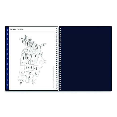 Blue Sky Passages Weekly Appointment Book and Monthly Planner, 11 x 8.5, Navy Cover, 12-Month (Jan to Dec): 2026 (148658)