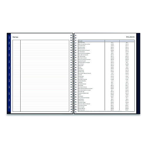 Blue Sky Passages Weekly/Monthly Planner, 11 x 8.5, Navy Cover, 12-Month (Jan to Dec): 2026 (148659)