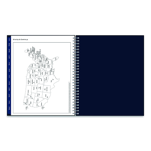 Blue Sky Passages Monthly Planner, 10 x 8, Navy Cover, 12-Month (Jan to Dec): 2026 (148660)