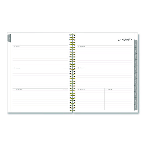 Blue Sky Mimosa Weekly/Monthly Planner, 11 x 8.5, Floral Artwork, Yellow/Green/White Cover, 12-Month (Jan to Dec): 2026 (149059)