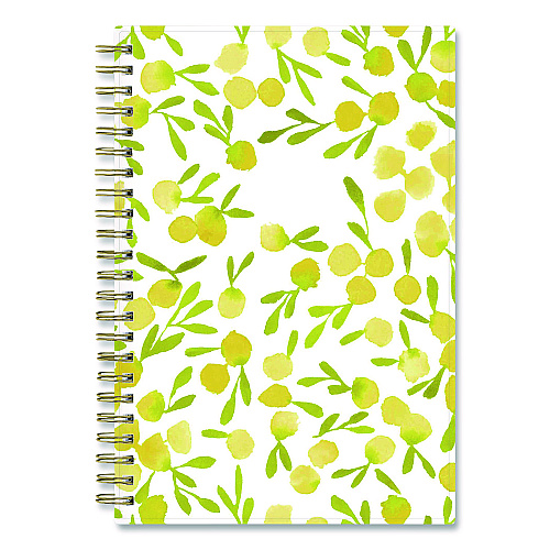Blue Sky Mimosa Weekly/Monthly Planner, 8 x 5, Lemon Artwork, Yellow/Green/White Cover, 12-Month (Jan to Dec): 2026 (149061)