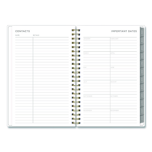 Blue Sky Mimosa Weekly/Monthly Planner, 8 x 5, Lemon Artwork, Yellow/Green/White Cover, 12-Month (Jan to Dec): 2026 (149061)