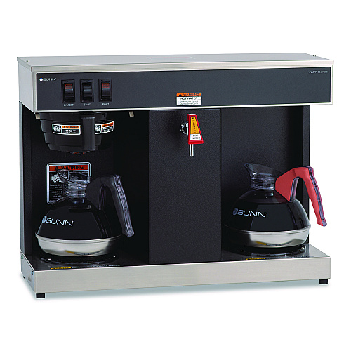 BUNN VLPF 12-Cup Automatic Coffee Brewer, Gray/Stainless Steel (074000005)