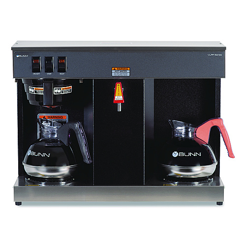 BUNN VLPF 12-Cup Automatic Coffee Brewer, Gray/Stainless Steel (074000005)