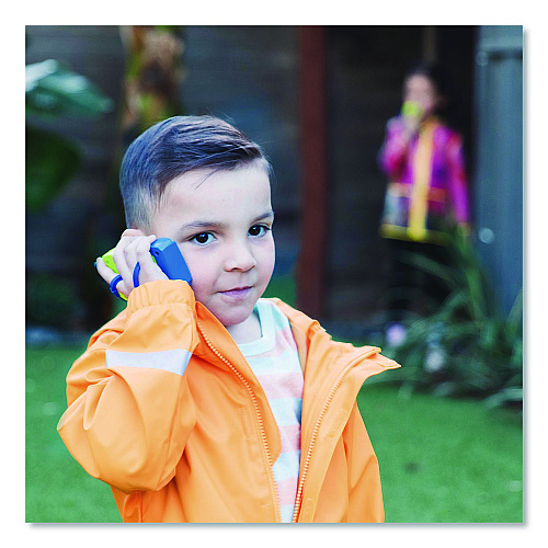 Educational Insights My First Walkie Talkies, Range: 300 ft, 8.9 x 7 x 1.2, Multicolor, 2 Walkie Talkies (5133)