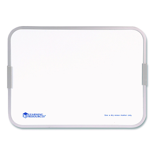Learning Resources Dry Erase Boards, 9" x 12", White Surface, 10 Boards (LER4278)