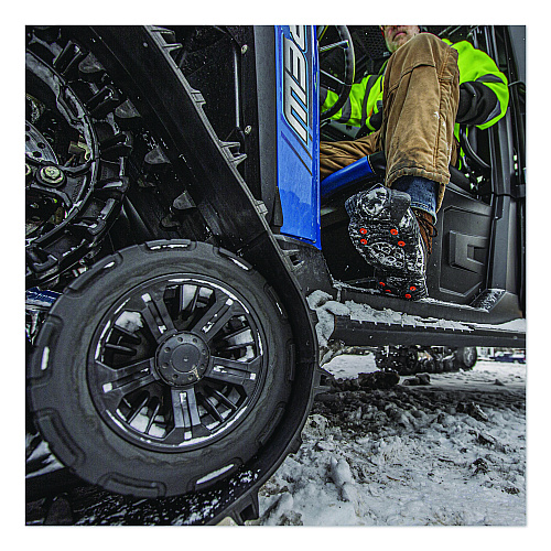 ergodyne Trex 6300 One Piece Slip-on Ice Cleats, X-Large, Black, Pair (16755)