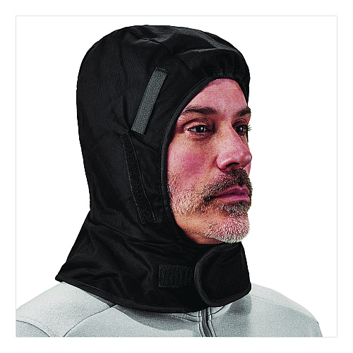 ergodyne N-Ferno 6852 2-Layer Cotton Shoulder Winter Liner, Cotton/Fleece, One Size Fits Most, Black (16852)