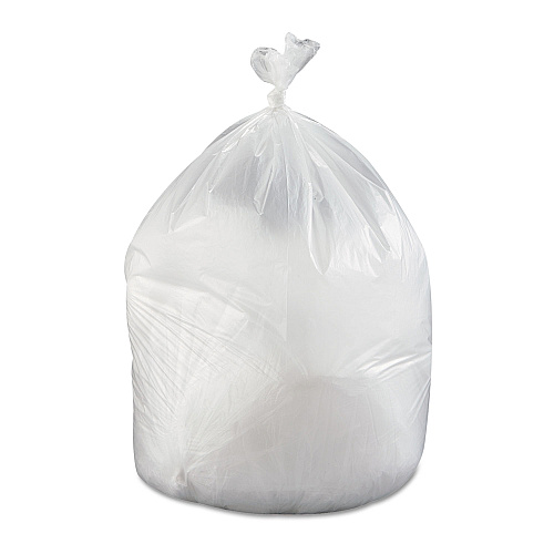 Inteplast Group High-Density Commercial Can Liner Value Pack, 60 gal, 19 mic, 38" x 58", Clear, Interleaved Roll, 25 Bags/Roll, 6 Rolls/CT (VALH3860N22)