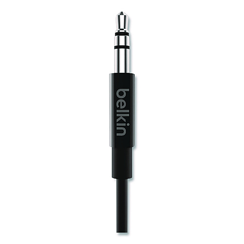 Belkin RockStar 3.5mm Audio Cable with USB-C Connector, 3 ft, Black (F7U079BT03BL)