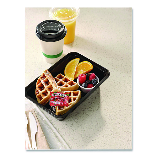 Smucker's Jelly/Jam Plastic Portion Control Cups, Strawberry, 0.5 oz Cup, 200/Carton (00767)