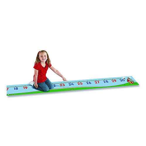 Learning Resources 0-30 Number Line Floor Mat, Grades K to 5 (LER0935)