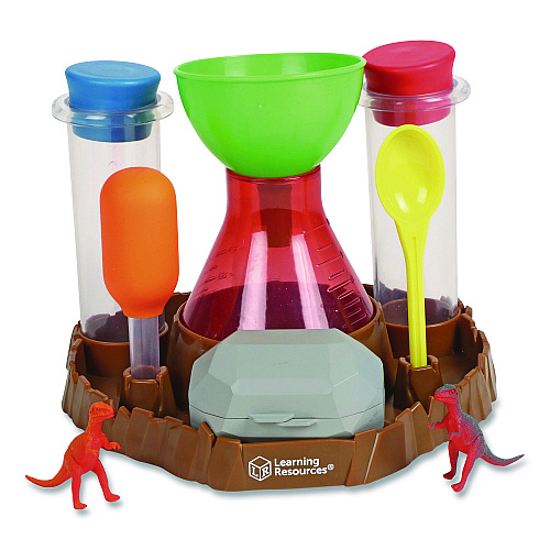 Learning Resources Fizzy Volcano Preschool Science Lab, Grades Pre-K to 2, 13 Pieces (LER2895)