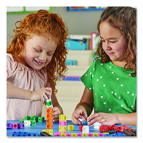 Learning Resources MathLink Cubes, Grades 1 to 3, 100 Pieces (LER4285)