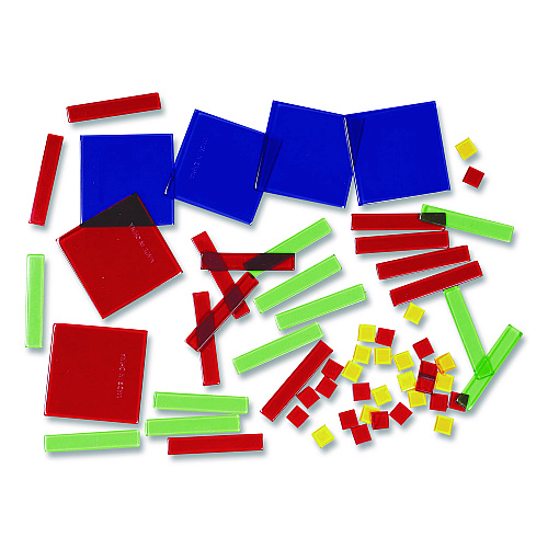 Learning Resources Algebra Tiles Class Set, Grades 7 to 9, 32 Pieces/Set, 30 Sets (LER7547)