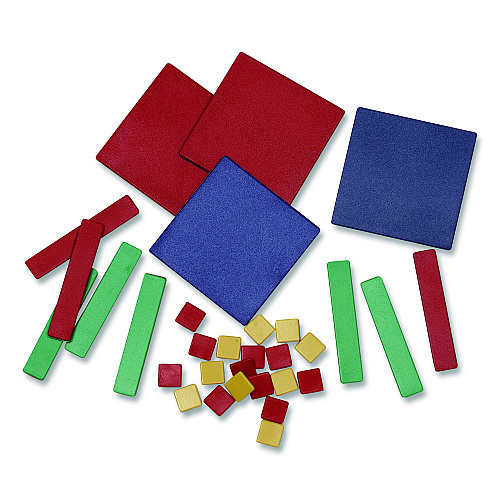 Learning Resources Algebra Tiles Class Set, Grades 7 to 9, 32 Pieces/Set, 30 Sets (LER7547)