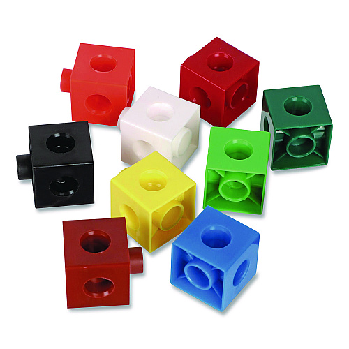 Learning Resources Snap Cubes, Grades K to 2, 500 Pieces (LER7585)