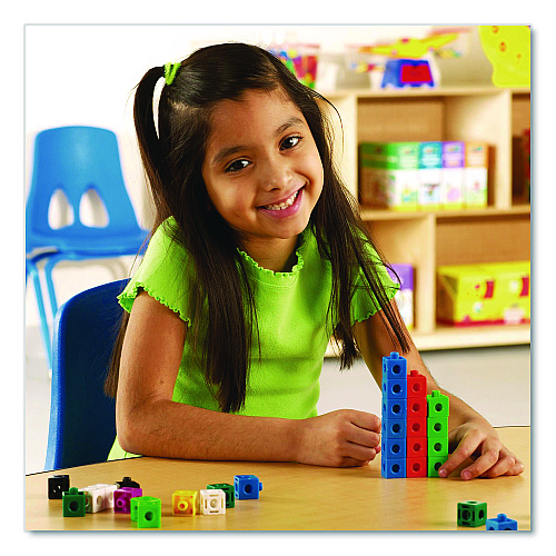 Learning Resources Snap Cubes, Grades K to 2, 500 Pieces (LER7585)
