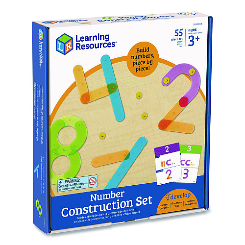 Learning Resources Number Construction Activity Set, Pre-K to K, 50 Pieces (LER8550)