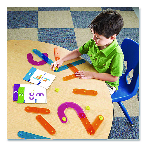 Learning Resources Number Construction Activity Set, Pre-K to K, 50 Pieces (LER8550)