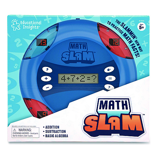 Educational Insights Math Slam, Five Game Modes, Two Subjects: Addition and Subtraction, Grades K to 3 (8432)