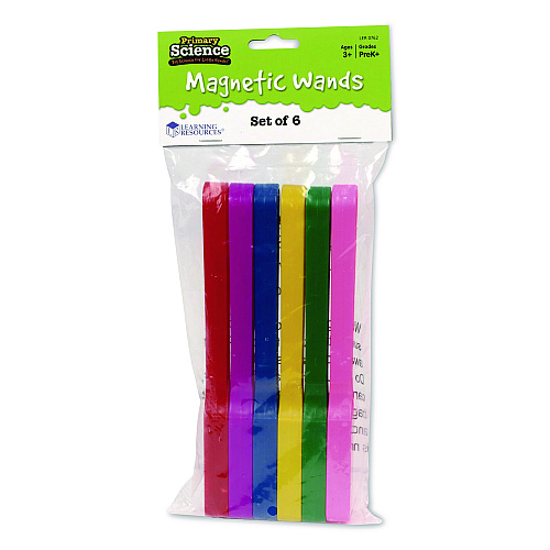 Learning Resources Magnetic Wands, Grades Pre-K to 5, 6 Pieces (LER0762)