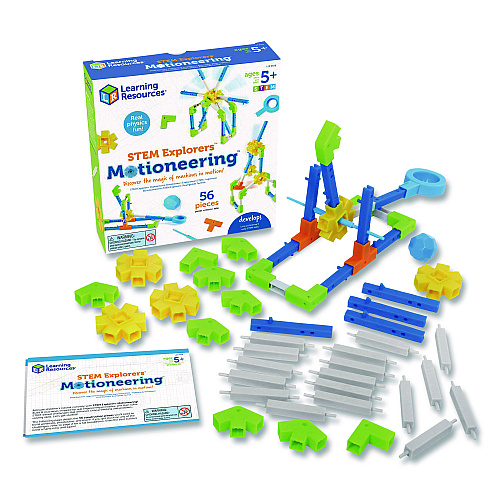 Learning Resources STEM Explorers Motioneering, Grades K to 2, 56 Pieces (LER9308)